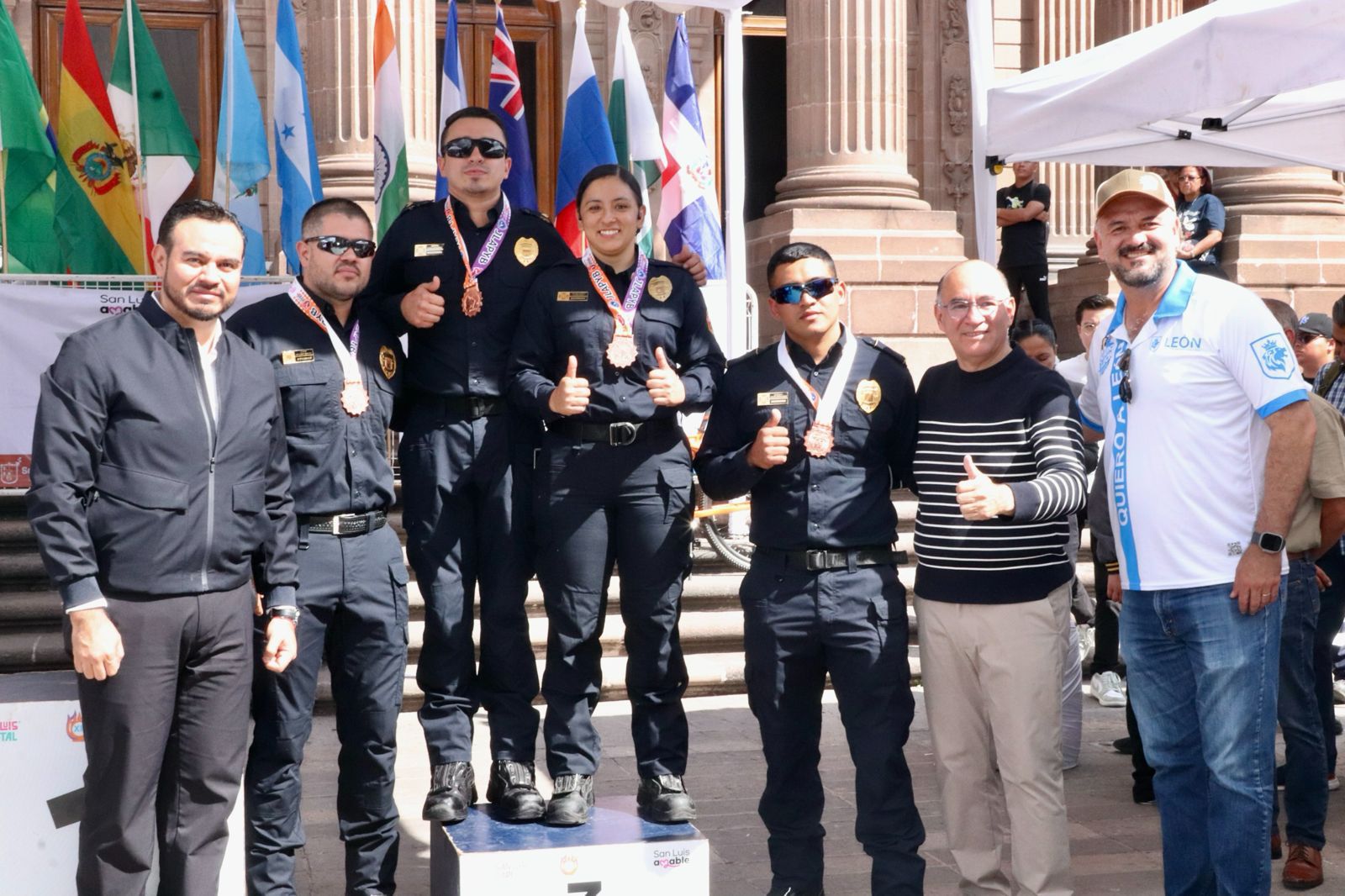 enrique galindo clausura juegos policías bomberos
