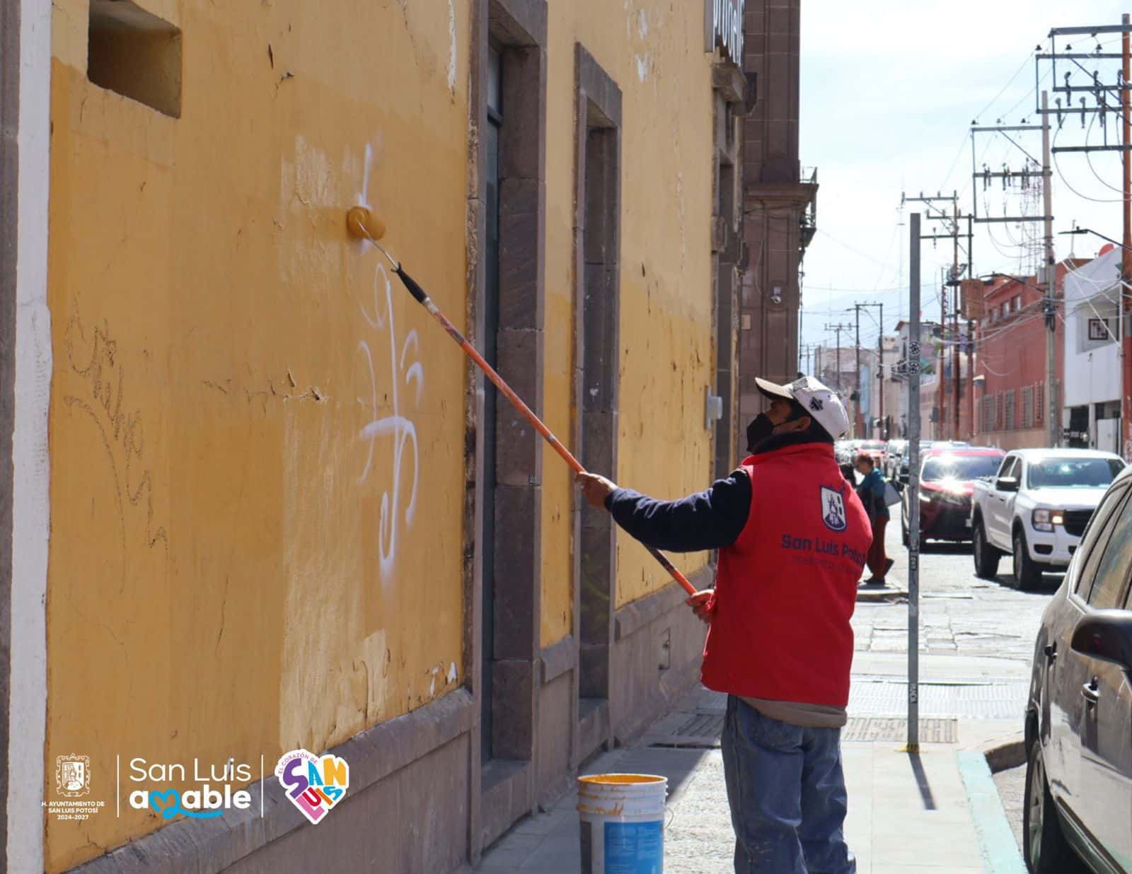 grafiti gobierno municipal slp