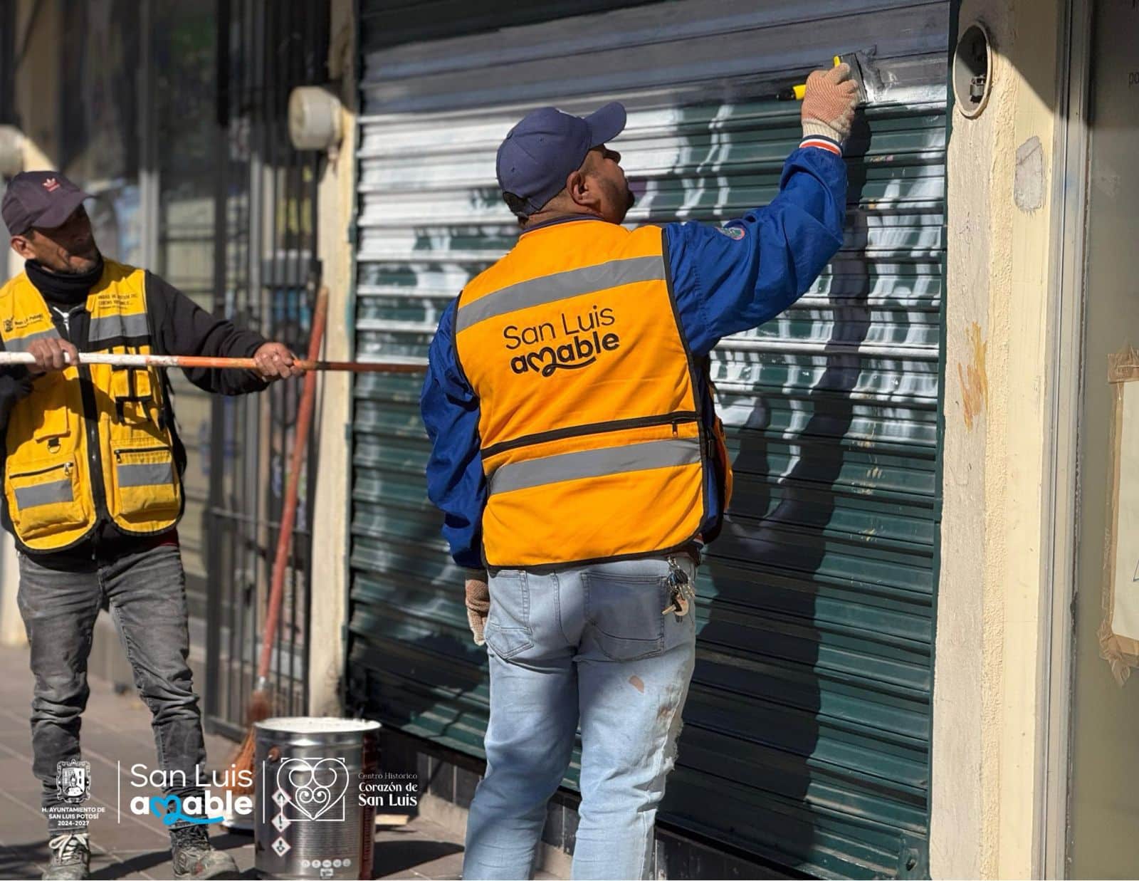 grafiti carranza gobierno municipal slp