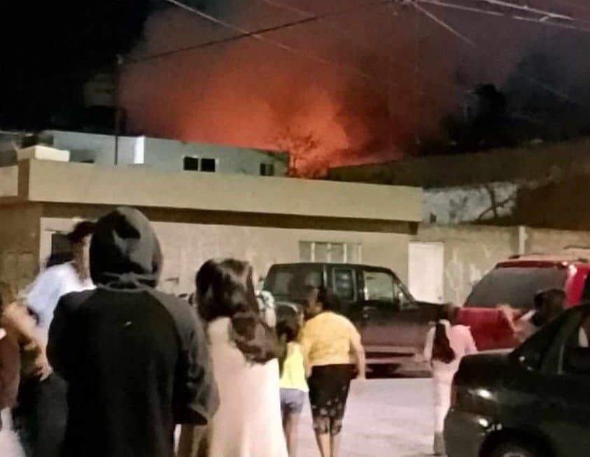 Incendio avenida Salk