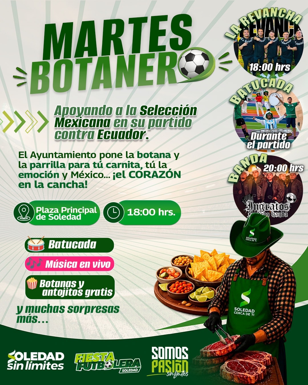 martes botanero soledad