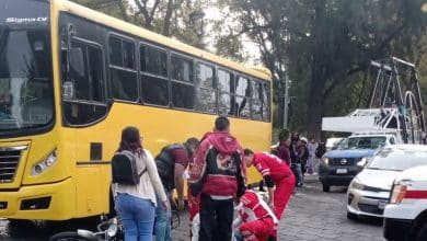 motociclista arrollado por urbano