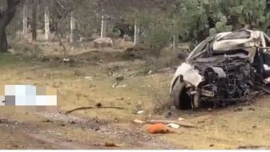 muere accidente trailer contra automóvil