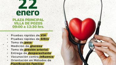 villa de pozos feria de la salud