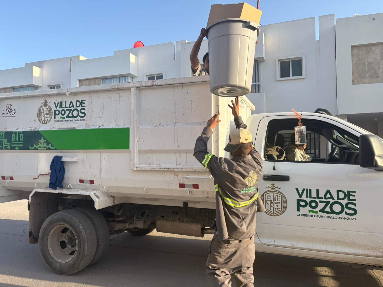 recolección basura villa de pozos
