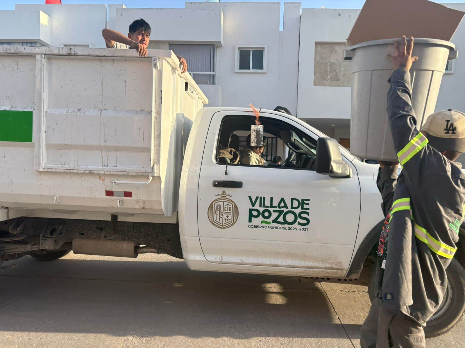 recolección basura villa de pozos