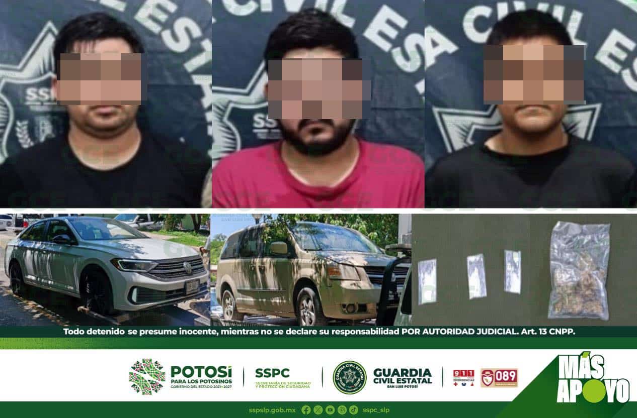 presuntos secuestradores Valles detenidos