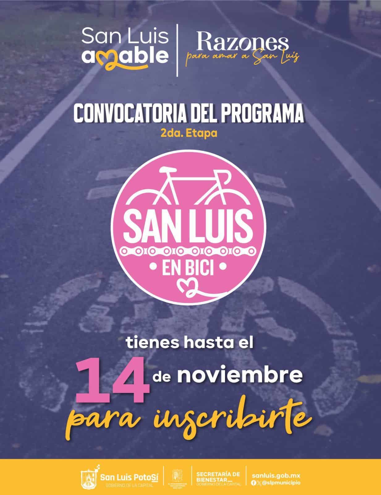 san luis en bici gobierno municipal slp