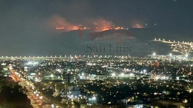 Sierra de San Miguelito incendio