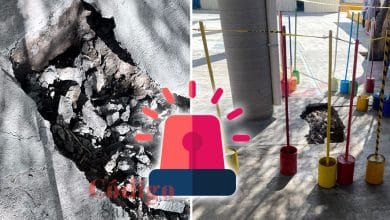 jardín de niños socavón soledad