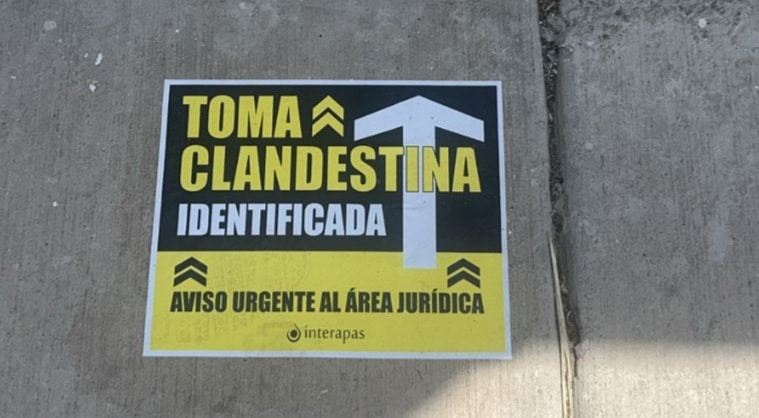 tomas clandestinas interapas