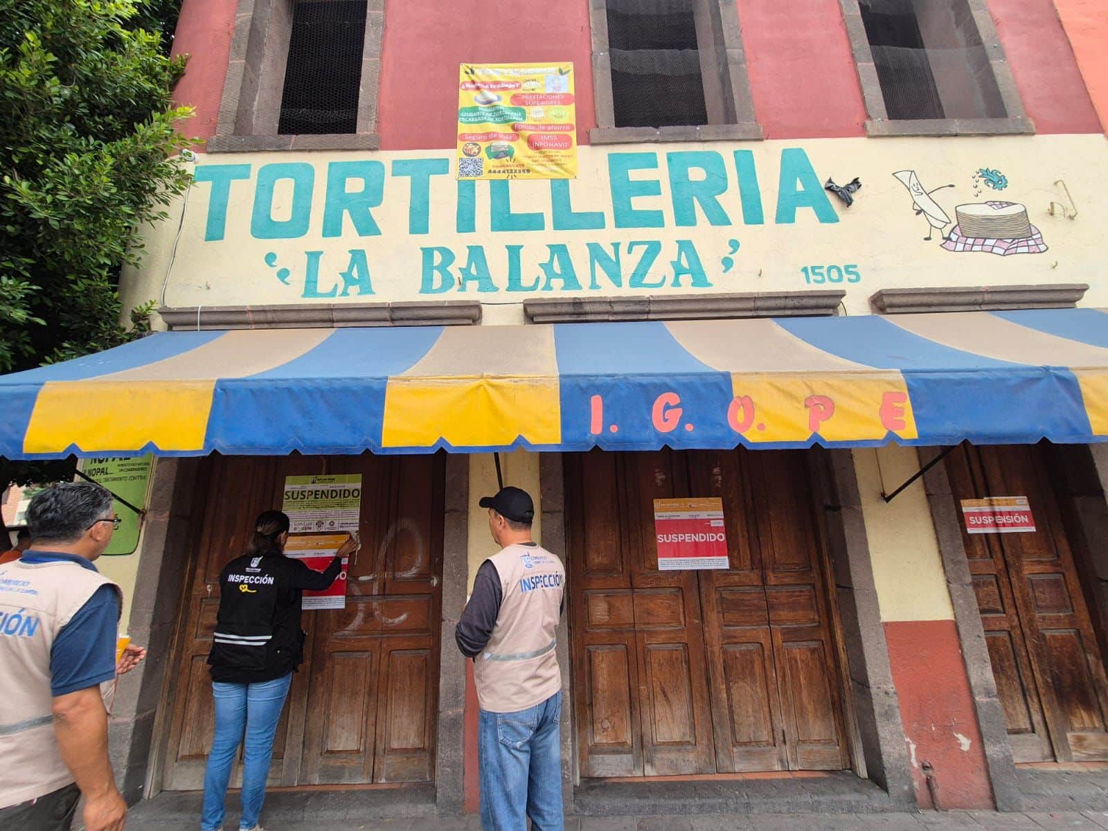 tortillería clausura