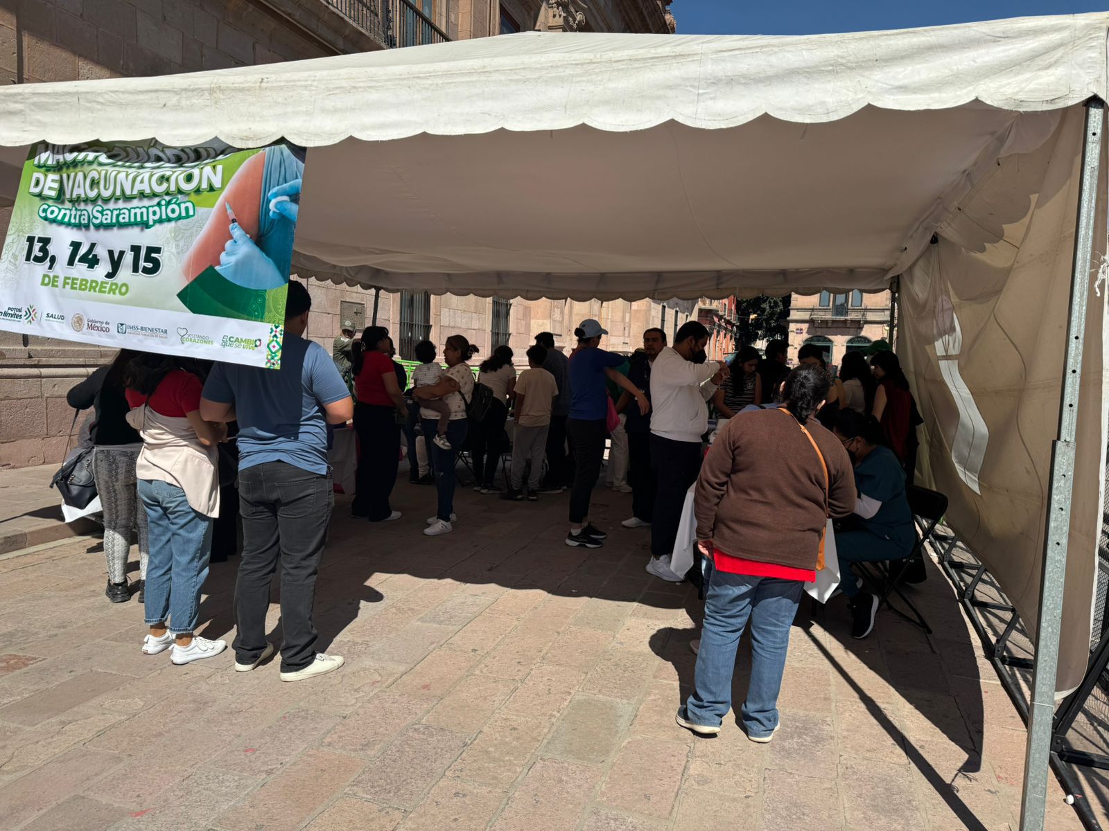 vacunas sarampión salud gobierno del estado