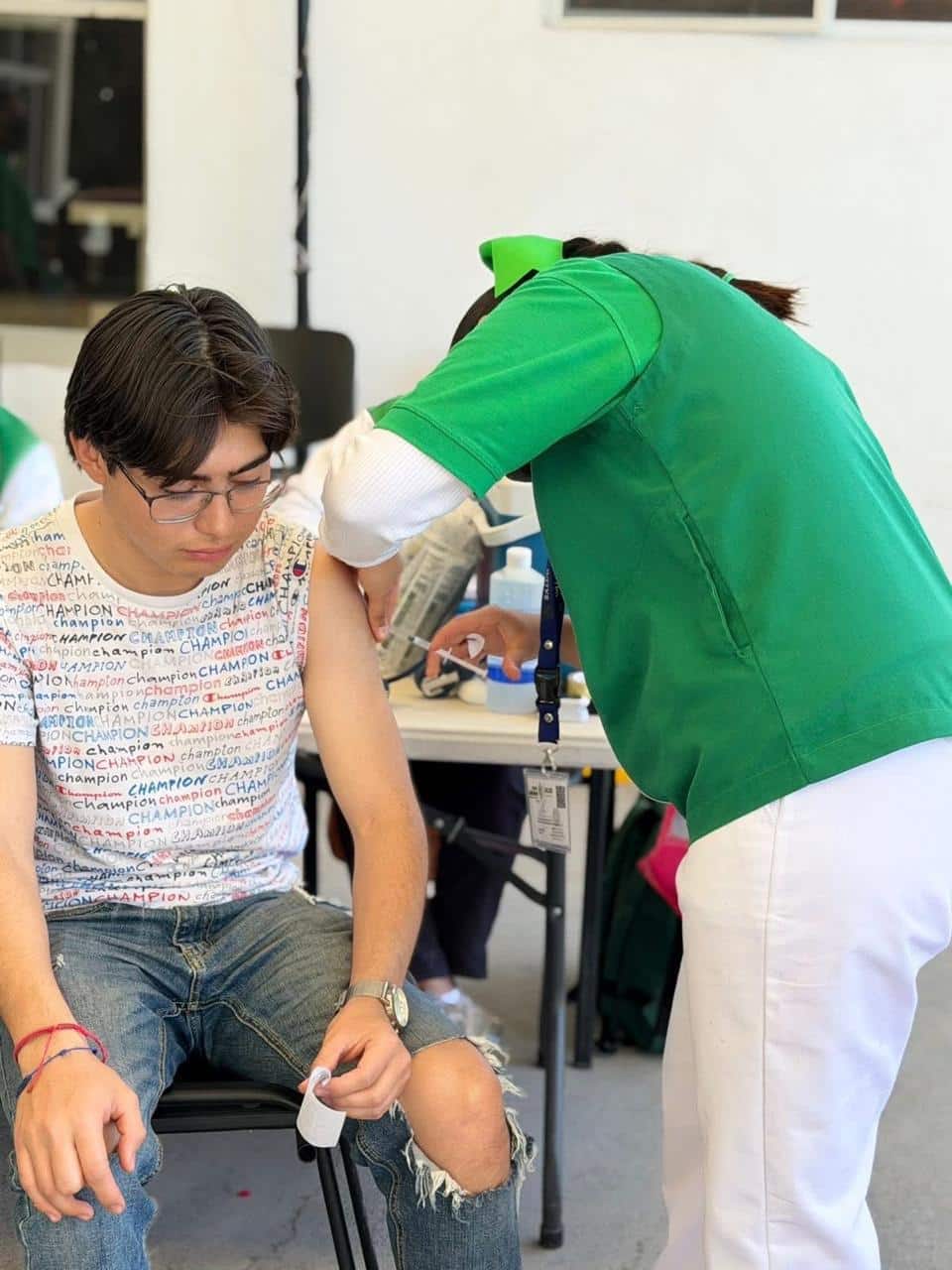 visitando corazones salud sarampión