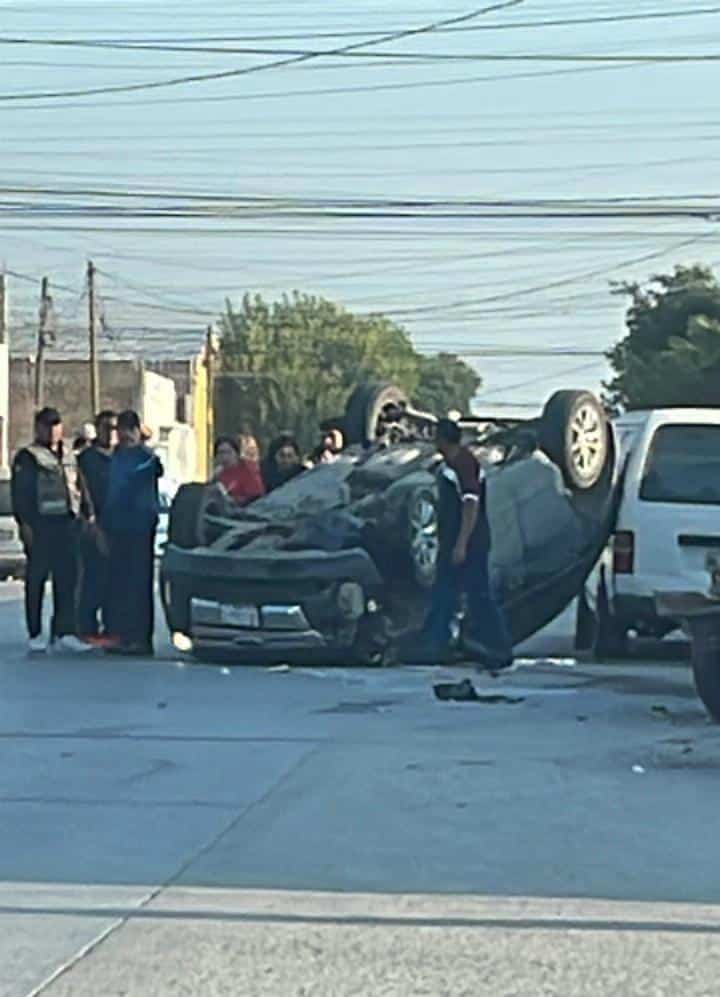 volcó un uto en la Simón díaz, un lesionado